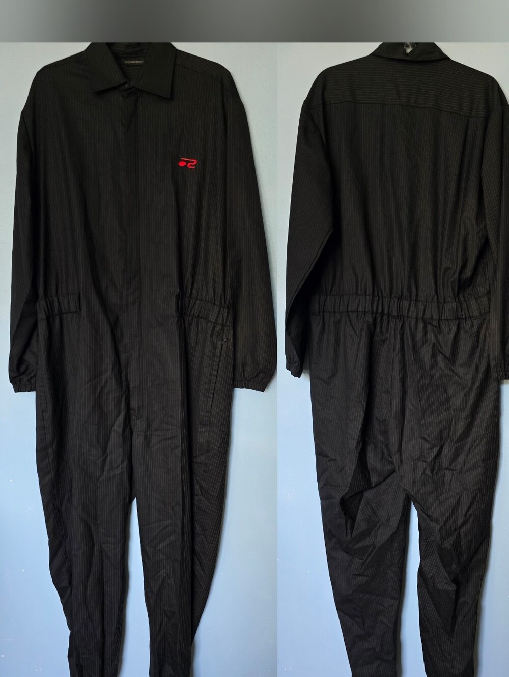 Rosasen Pinstripe Men's Golf Jumpsuit Size L